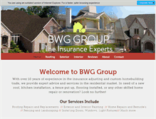 Tablet Screenshot of bwggroup.com